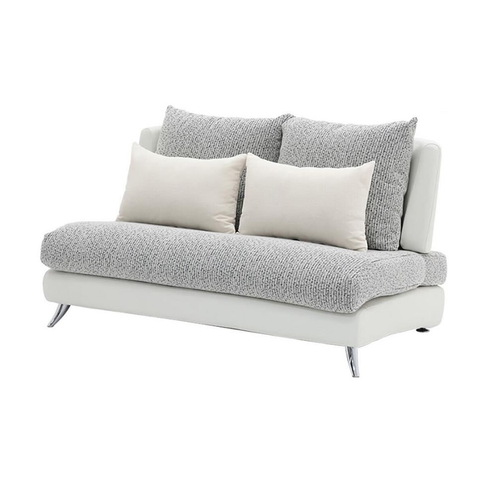 โซฟา 2 ที่นั่ง SB FURNITURE JELLY 19248273 สีขาว/ดำ