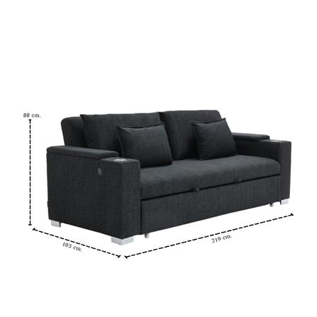 โซฟาเบด SB FURNITURE RASIA 19244795 สีน้ำเงิน_5