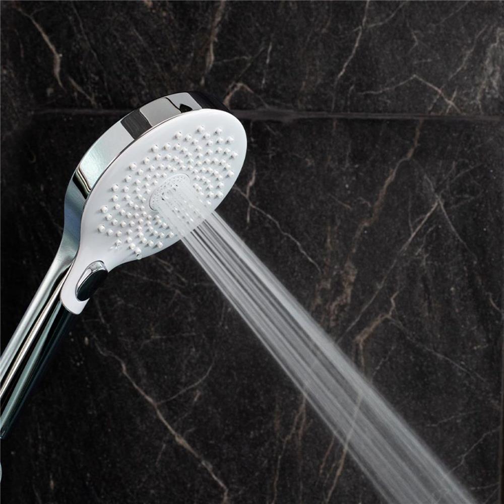 ชุดฝักบัวสายอ่อน 3 ระดับ RASLAND D414-D6543 สีโครม