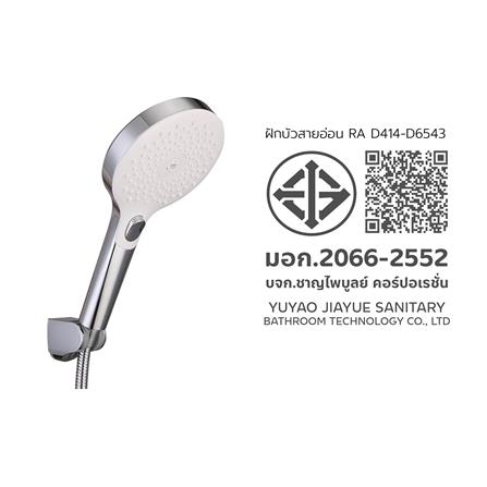 ชุดฝักบัวสายอ่อน 3 ระดับ RASLAND D414-D6543 สีโครม_5