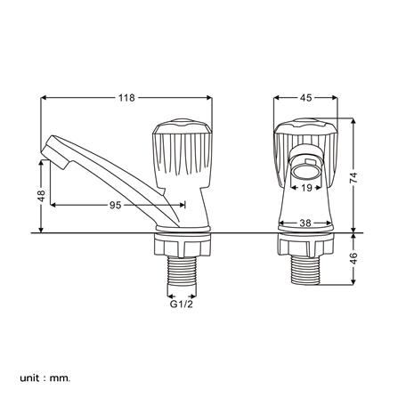 ก๊อกอ่างล้างหน้า BEN BN A121-A8996_5