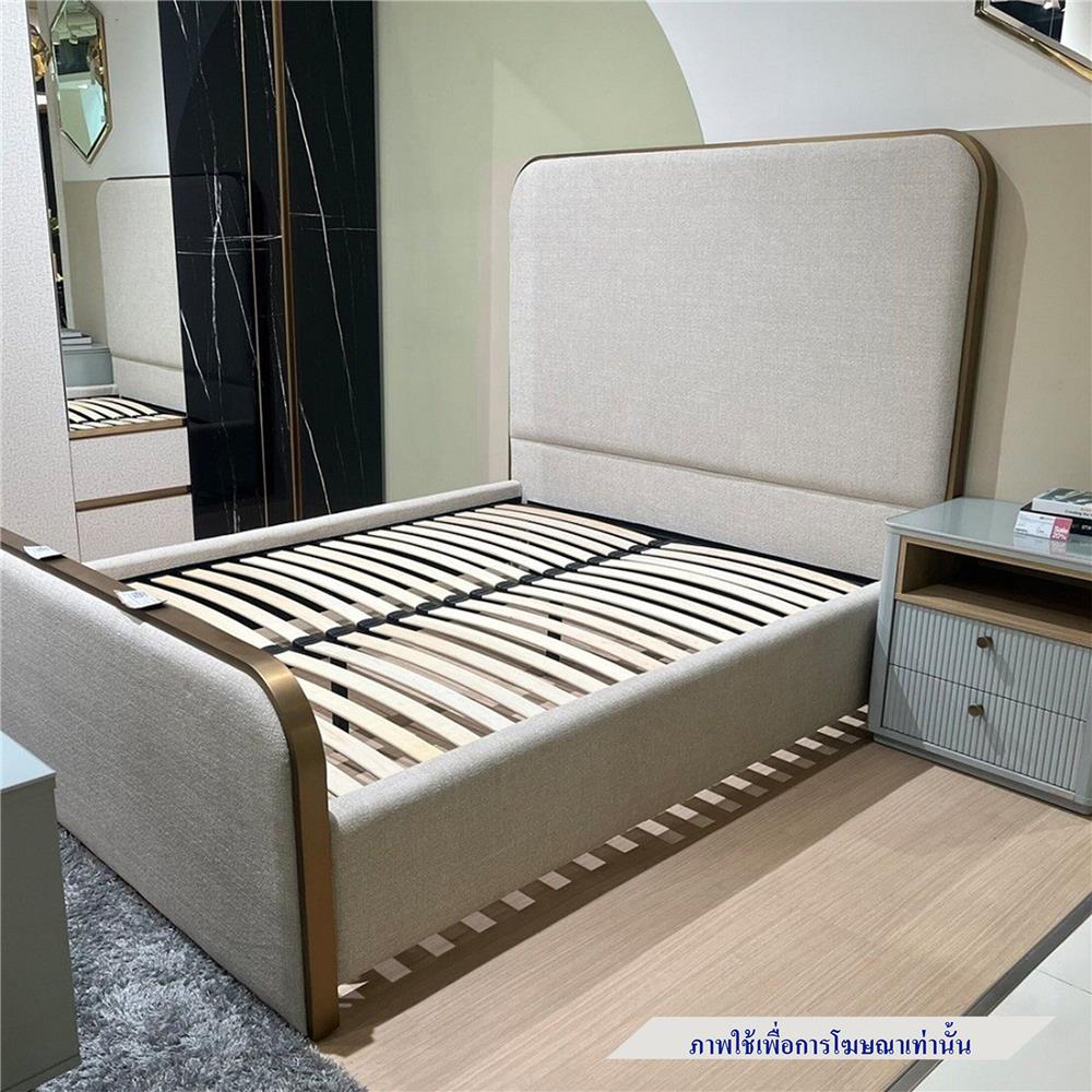 เตียง 6 ฟุต SB FURNITURE GRECIA 19236488 สีครีม