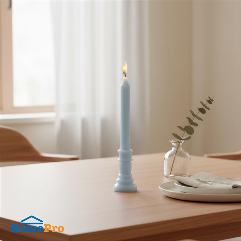 เทียนตกแต่ง LED CLAIRE 27.5 ซม. สีฟ้า