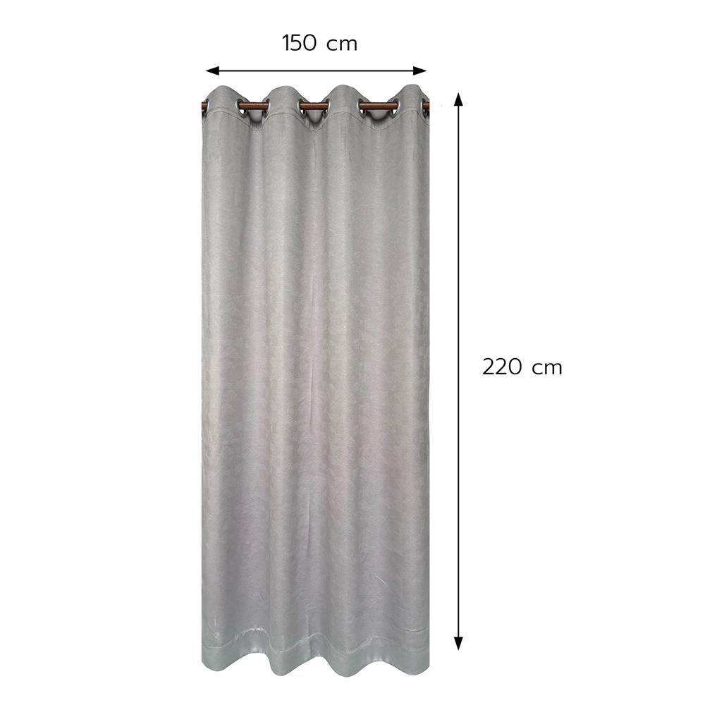 ผ้าม่าน EYELET HOME LIVING STYLE  MAVIS UV 150x220 ซม. สีเทา