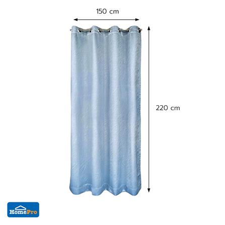 ผ้าม่าน EYELET HOME LIVING STYLE MAVIS UV 150x220 ซม. สีน้ำเงิน_4