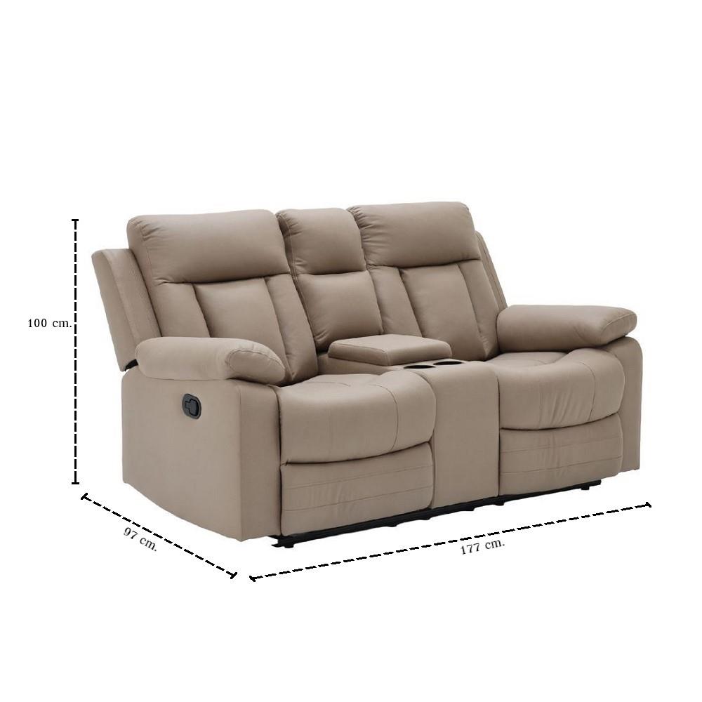 RECLINER SB FURNITURE LEYLA 19244787 สีน้ำตาล
