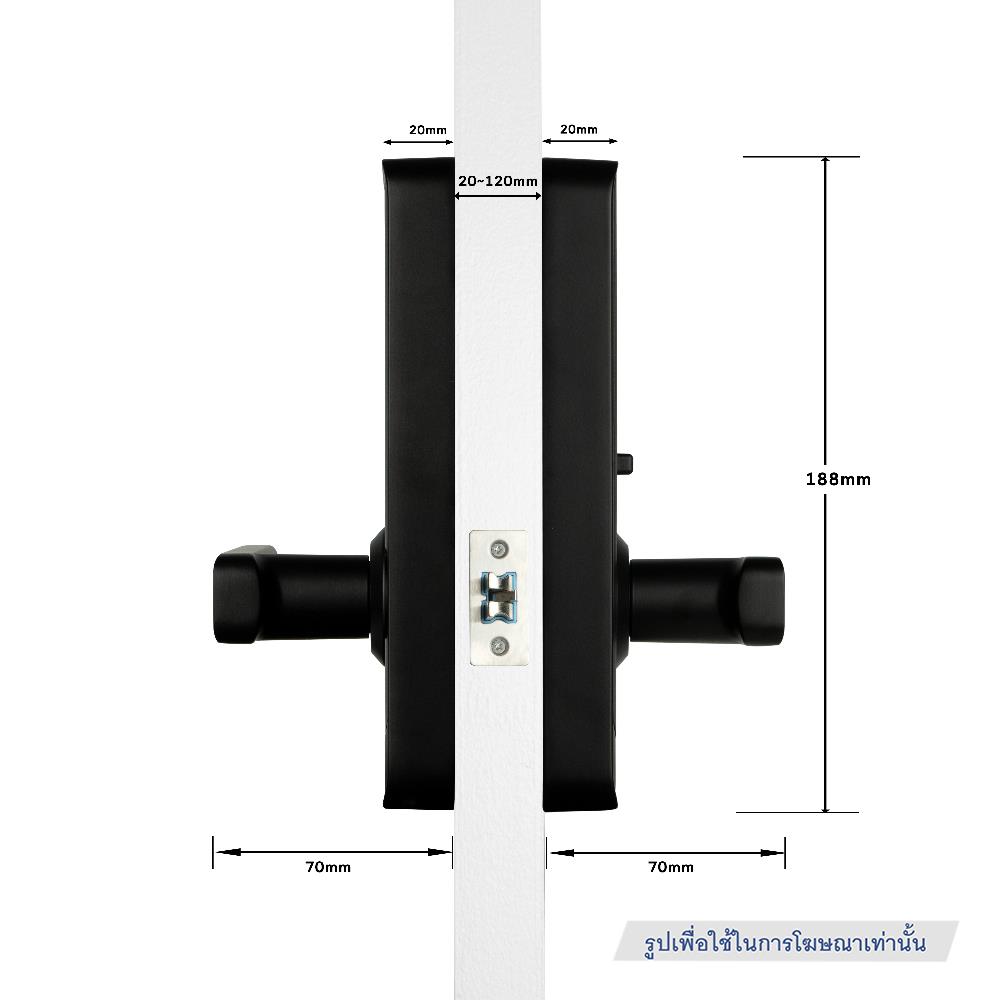 กลอนดิจิตอล CONLOCK CL-X3 สีขาว