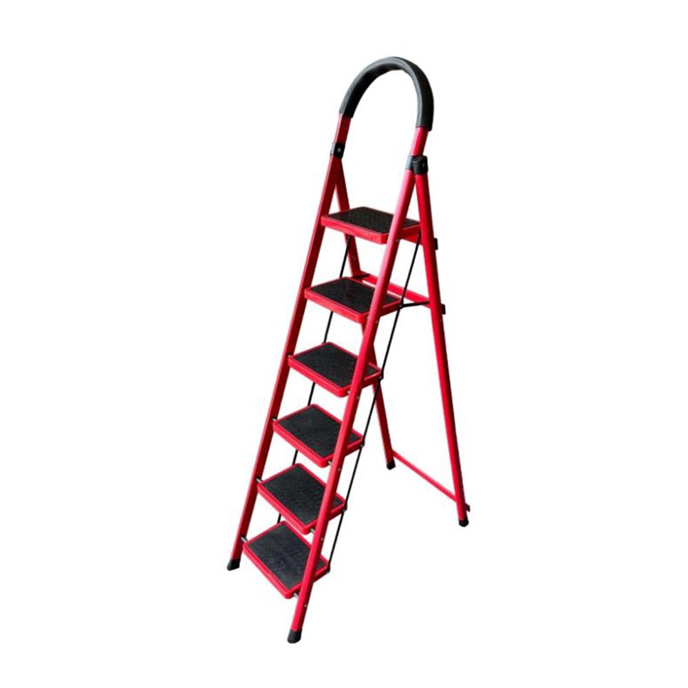 บันได STEP 6 ขั้น BARCO LSHL-006-R สีดำ-แดง