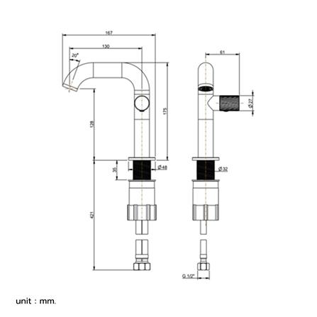 ก๊อกอ่างล้างหน้าผสม PAINI PA 98CR205S_4