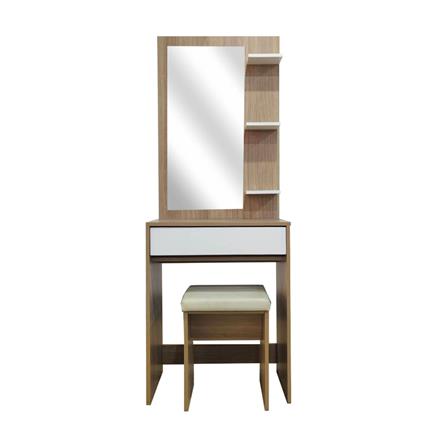 ชุดโต๊ะเครื่องแป้ง FURDINI KEPT 60 ซม. สี NT OAK/ขาว_0