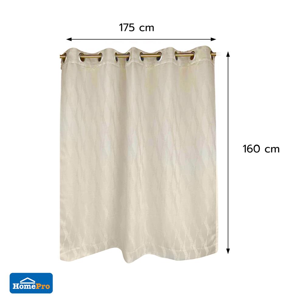 ผ้าม่าน EYELET HOME LIVING STYLE LIMO UV 175x160 ซม. สีครีม