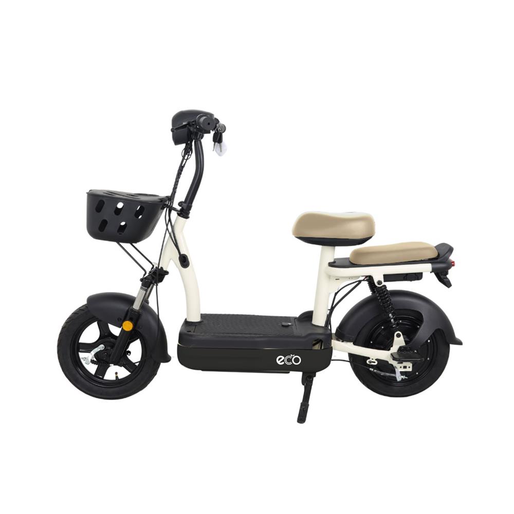 จักรยานไฟฟ้า EM ECO S1 531318825 สีขาว/ดำ