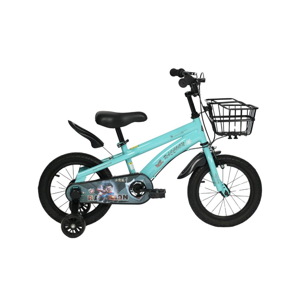 จักรยานเด็ก 16 นิ้ว RACCOON สีเขียวน้ำทะเล