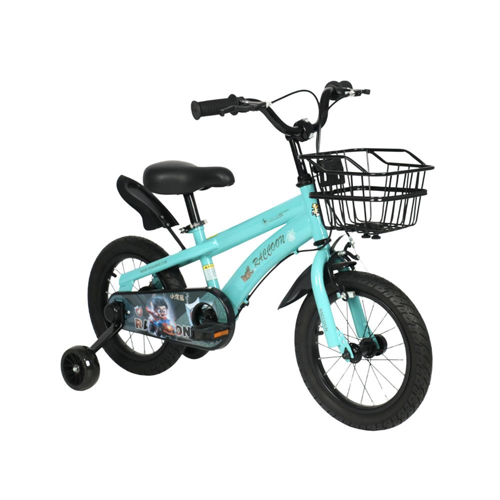 จักรยานเด็ก 12 นิ้ว RACCOON สีเขียวน้ำทะเล