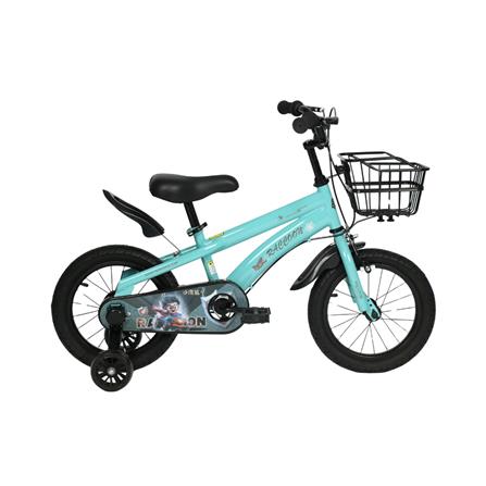 จักรยานเด็ก 12 นิ้ว RACCOON สีเขียวน้ำทะเล_0