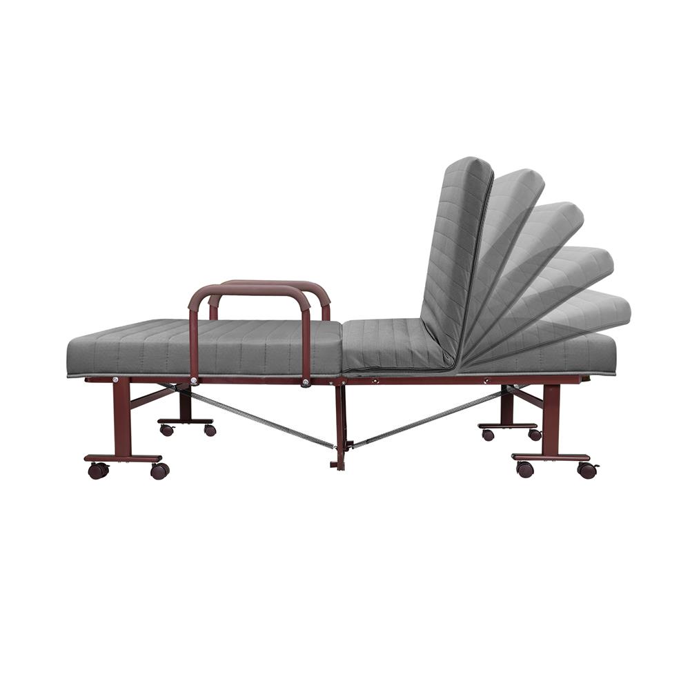 เตียงพับพร้อม TOPPER THAIBULL OLTLM5-250-90BLH สี GREY