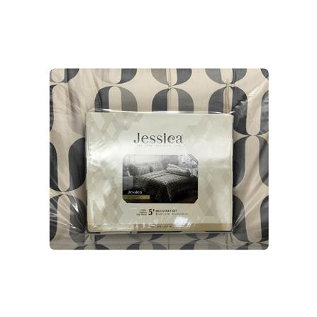 ชุดผ้าปูที่นอน 5 ฟุต (ชุด 6 ชิ้น) JESSICA COTTON 22019-C1073_3