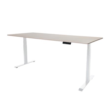 โต๊ะปรับระดับไฟฟ้า BEWELL TBS01 TOP08 200 ซม. สีไม้โอ๊ค/ขาว_0