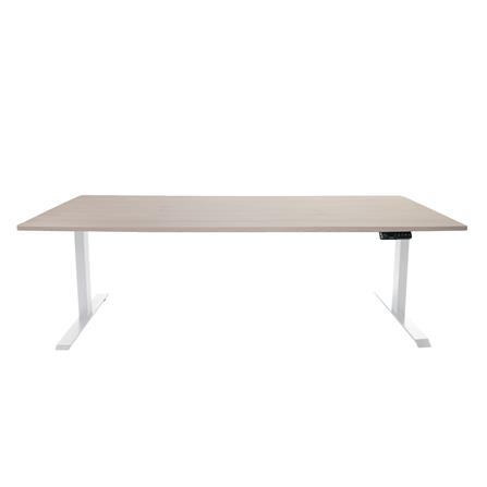 โต๊ะปรับระดับไฟฟ้า BEWELL TBS01 TOP08 200 ซม. สีไม้โอ๊ค/ขาว_1