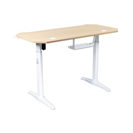 โต๊ะเกมมิ่งปรับระดับไฟฟ้า NUBWO NXGD993 120 ซม. สีขาว/ไม้_4