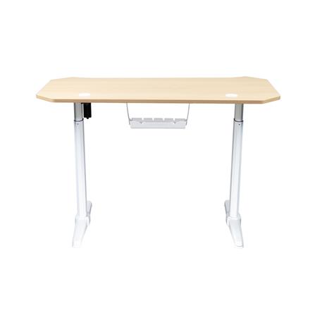 โต๊ะเกมมิ่งปรับระดับไฟฟ้า NUBWO NXGD993 120 ซม. สีขาว/ไม้_5