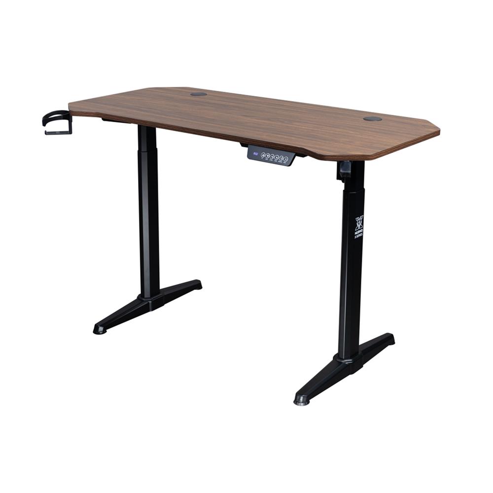 โต๊ะเกมมิ่งปรับระดับไฟฟ้า NUBWO NXGD993 120 ซม. สีดำ/ไม้