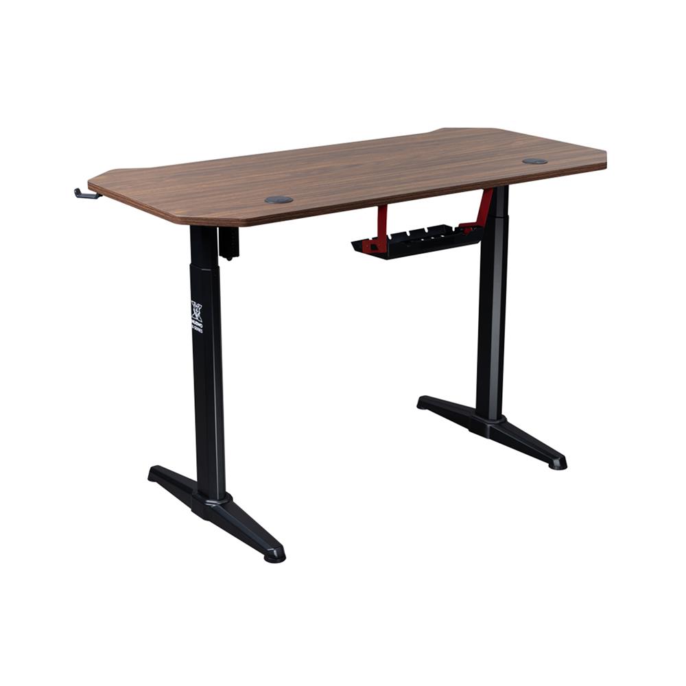 โต๊ะเกมมิ่งปรับระดับไฟฟ้า NUBWO NXGD993 120 ซม. สีดำ/ไม้