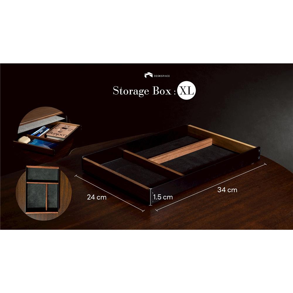 กล่องเก็บของ DESKSPACE DESK_SB_XL_WN สีวอลนัท