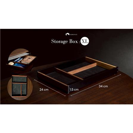 กล่องเก็บของ DESKSPACE DESK_SB_XL_WN สีวอลนัท_1