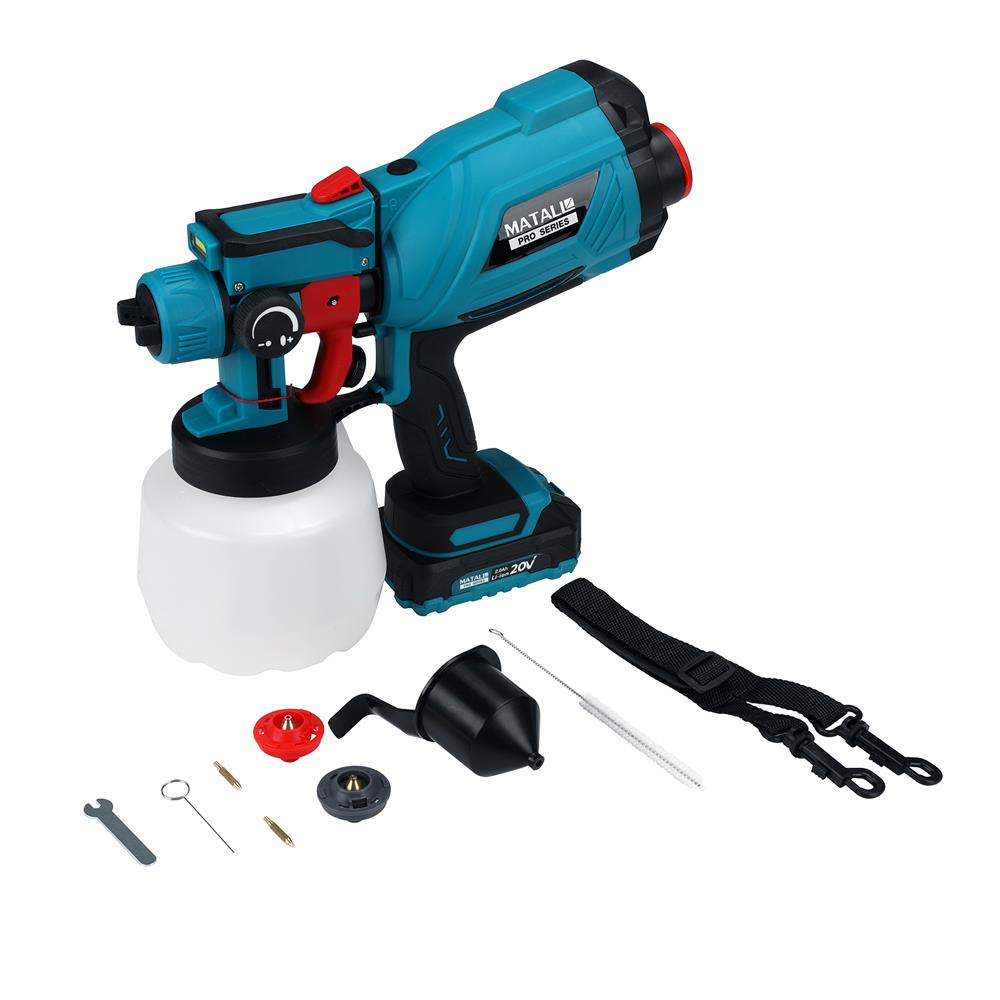 เครื่องพ่นสีไร้สาย MATALL PRO QDP-CX34-380 1200 มล.