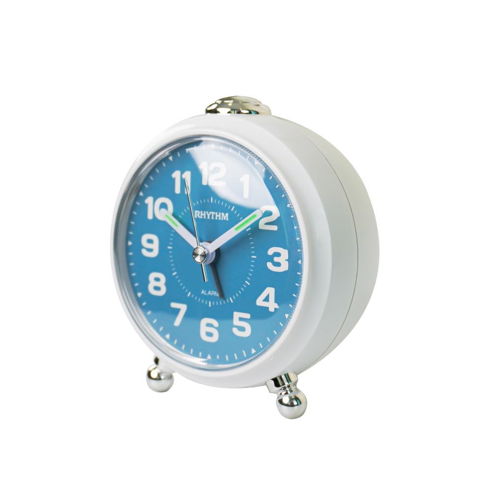 นาฬิกาปลุก RHYTHM CRE313NR03 3.3 นิ้ว สีขาว