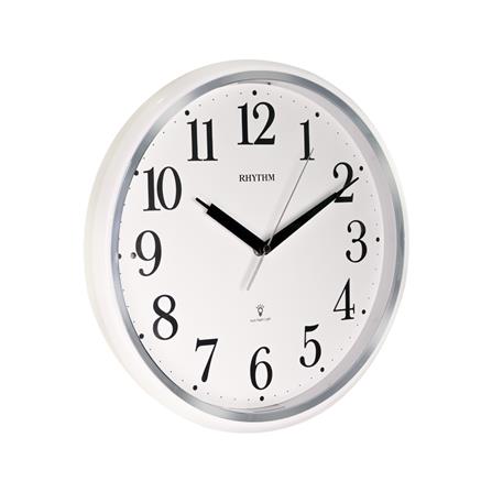 นาฬิกาแขวน RHYTHM CMG633NR03 13 นิ้ว สีเงิน_1