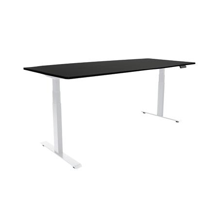 โต๊ะปรับระดับไฟฟ้า BEWELL TBS01 TOP08 180 ซม. สีดำ/ขาว_1