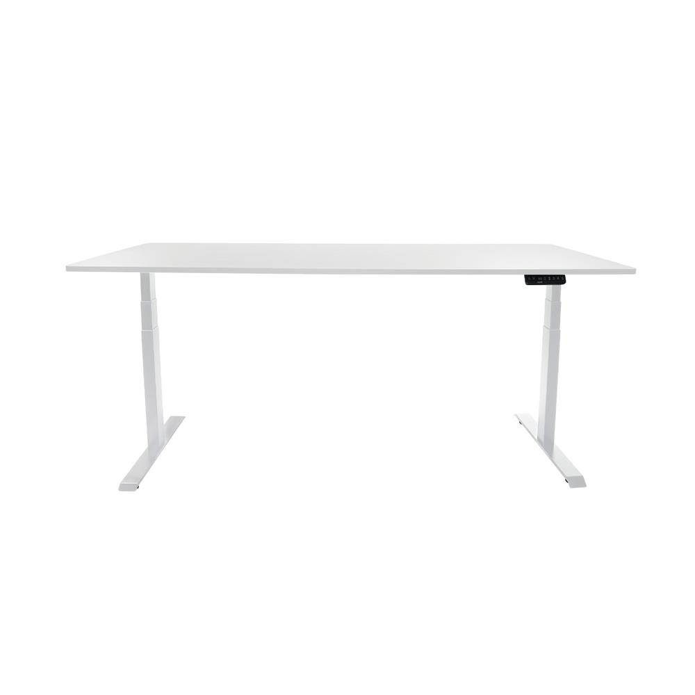 โต๊ะปรับระดับไฟฟ้า BEWELL TBS01 TOP08 180 ซม. สีขาว