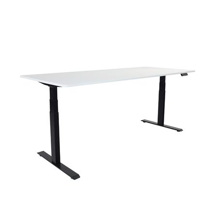 โต๊ะปรับระดับไฟฟ้า BEWELL TBS01 TOP08 160 ซม. สีขาว/ดำ_0