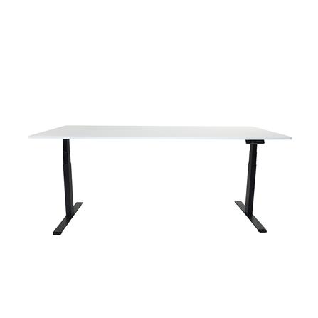 โต๊ะปรับระดับไฟฟ้า BEWELL TBS01 TOP08 160 ซม. สีขาว/ดำ_1