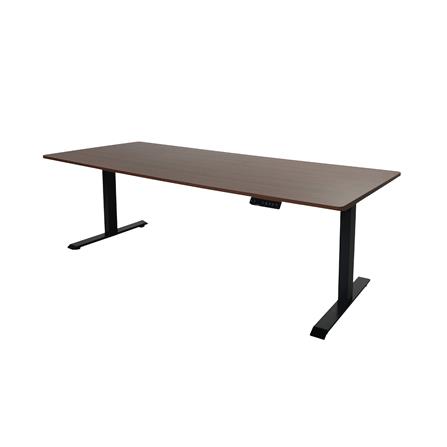 โต๊ะปรับระดับไฟฟ้า BEWELL TBS01 TOP08 160 ซม. สีวอลนัท/ดำ_0
