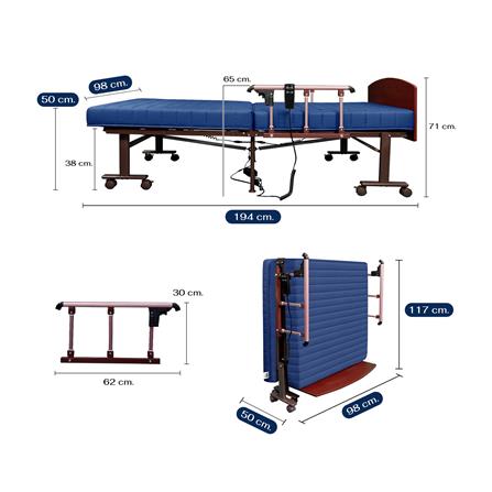 เตียงไฟฟ้า THAIBULL OLTLM5-4502M-90ALH สี BLUE_7