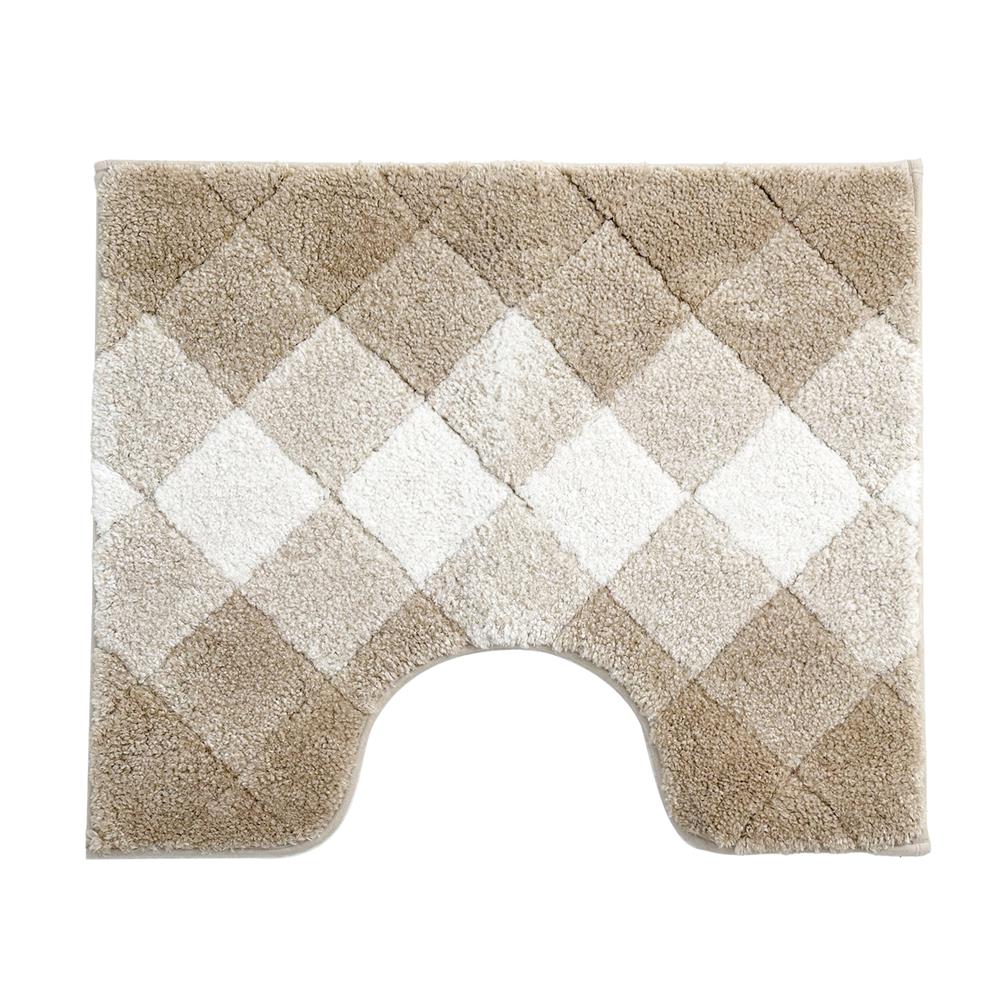 พรมห้องน้ำ HOME LIVING STYLE DIAMOND 50x60 ซม. สีครีม