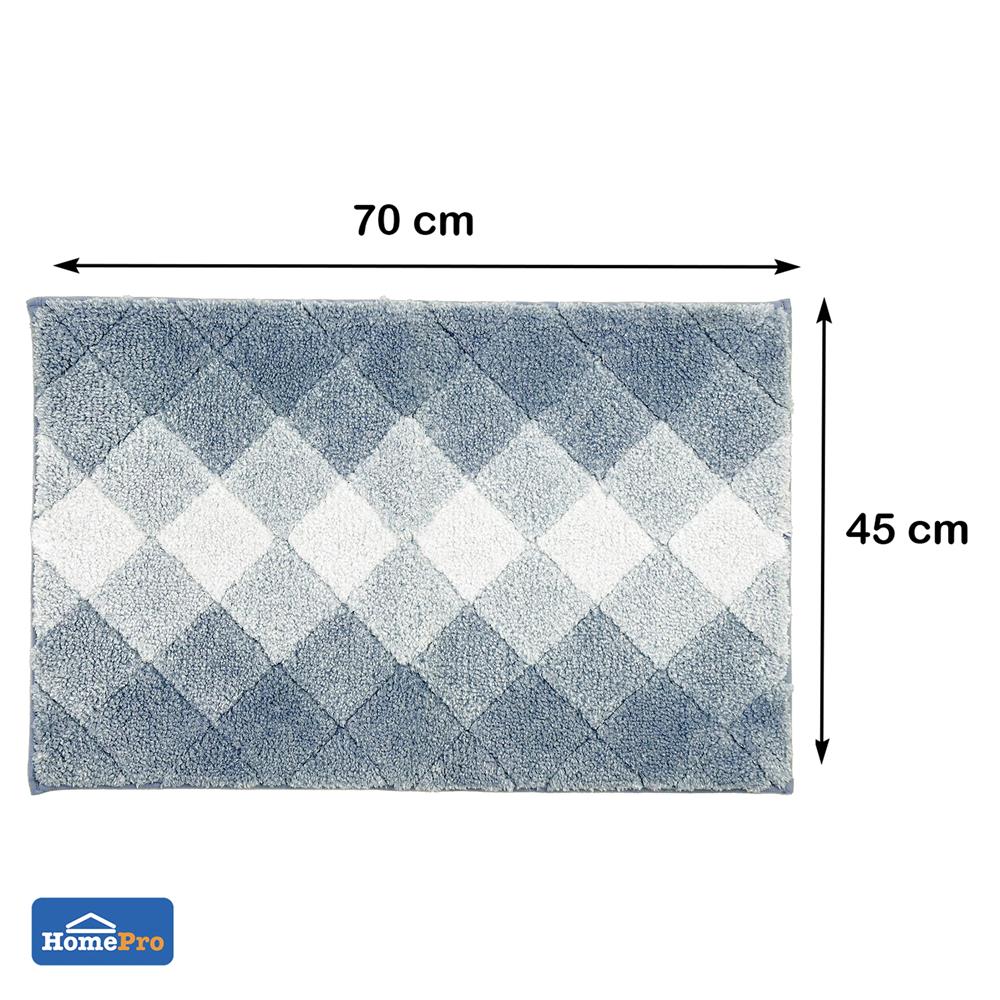 พรม HOME LIVING STYLE DIAMOND 45x70 ซม. สีฟ้า