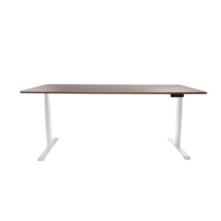 โต๊ะปรับระดับไฟฟ้า BEWELL TBS01 TOP08 180 ซม. สีขาว/น้ำตาล_1