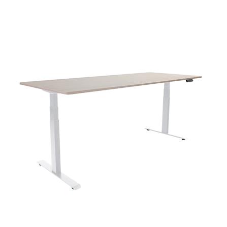 โต๊ะปรับระดับไฟฟ้า BEWELL TBS01 TOP08 160 ซม. สีไม้โอ๊ค/ขาว_0