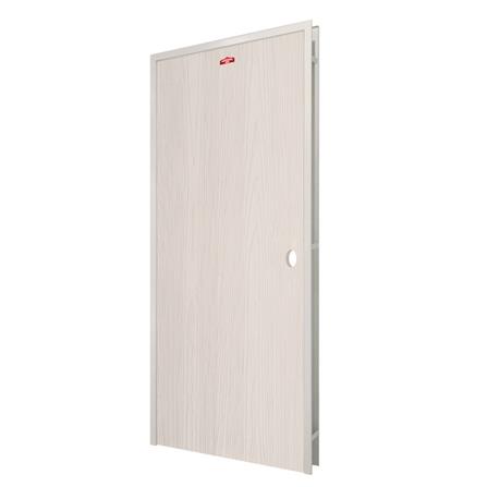 ชุดประตูเหล็ก เจาะลูกบิด PROFESSIONAL DOOR FR2LC+WD2C 96.4x203.5 ซม. สีครีม (เปิดด้านซ้าย ออกด้านนอก)_1