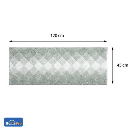 พรม HOME LIVING STYLE DIAMOND 45x120 ซม. สีเขียว_7