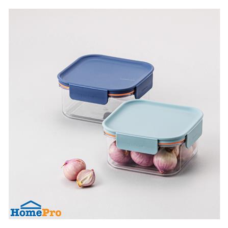 กล่องอาหาร LOCKNLOCK BISFREE LBF451 0.6 ลิตร สีเขียว_1