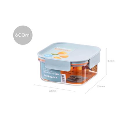 กล่องอาหาร LOCKNLOCK BISFREE LBF451 0.6 ลิตร สีเขียว_9