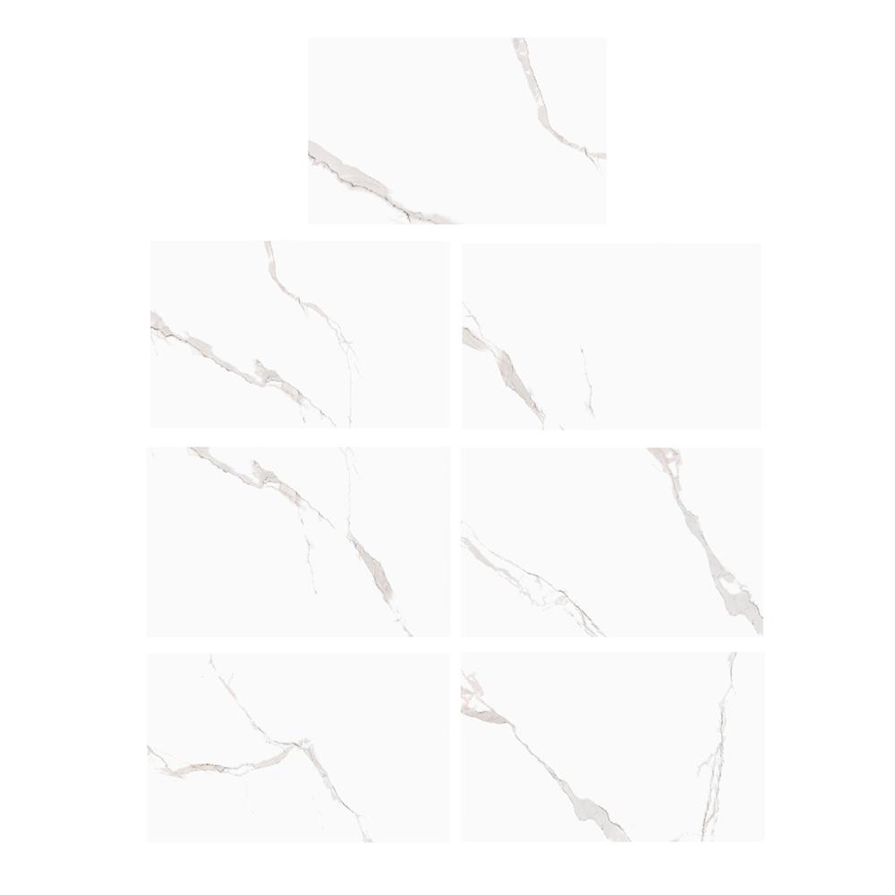 กระเบื้องผนัง 10x16 นิ้ว COTTO ซิลเวอร์ สตรีม ขาว PM 1 ตร.ม.