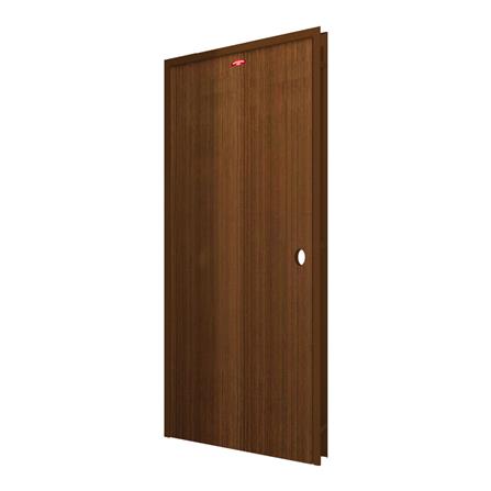 ชุดประตูภายในเหล็ก เจาะลูกบิด PROFESSIONAL DOOR FR1LBW+D138 86.4x203.5 ซม. สีน้ำตาล (เปิดด้านซ้าย ออกด้านนอก)_1