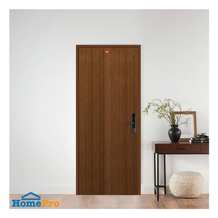 ชุดประตูภายในเหล็ก เจาะลูกบิด PROFESSIONAL DOOR FR1LBW+D138 86.4x203.5 ซม. สีน้ำตาล (เปิดด้านซ้าย ออกด้านนอก)_3