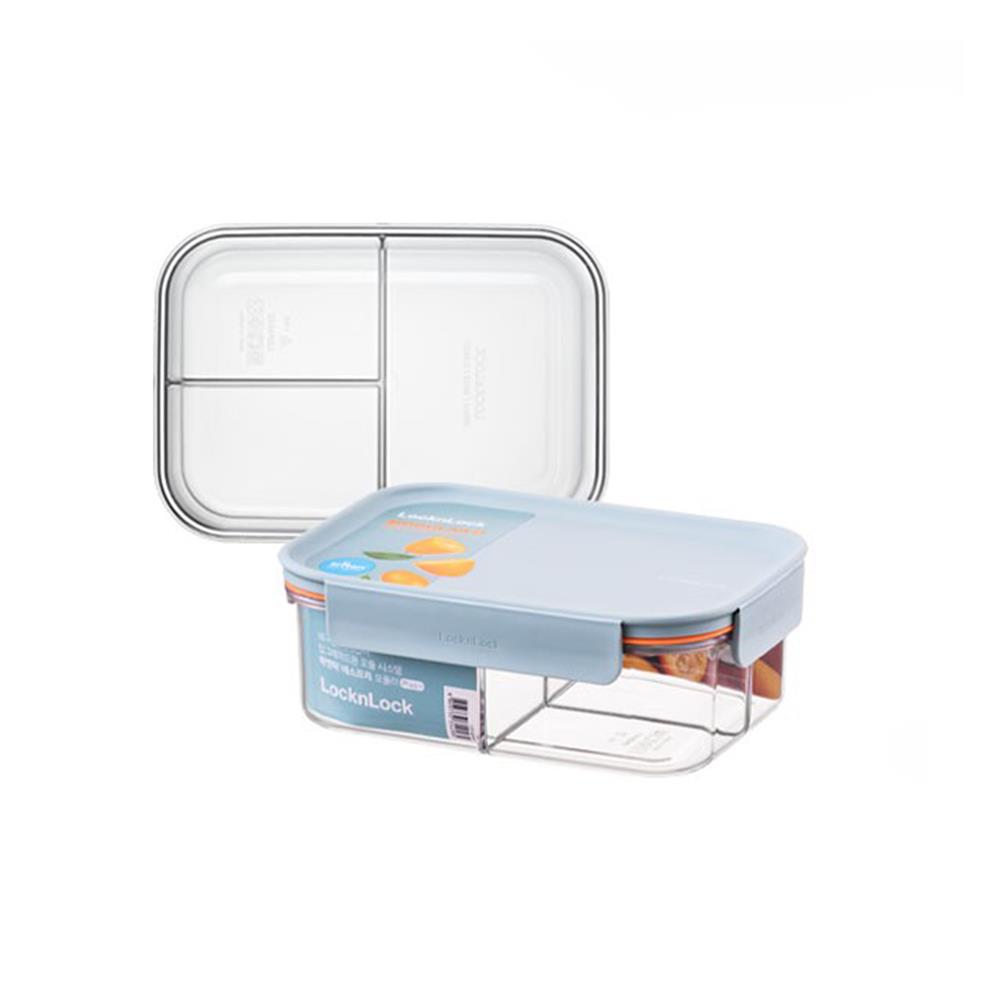 กล่องอาหาร LOCKNLOCK BISFREE LBF404 0.85 ลิตร สีเขียว